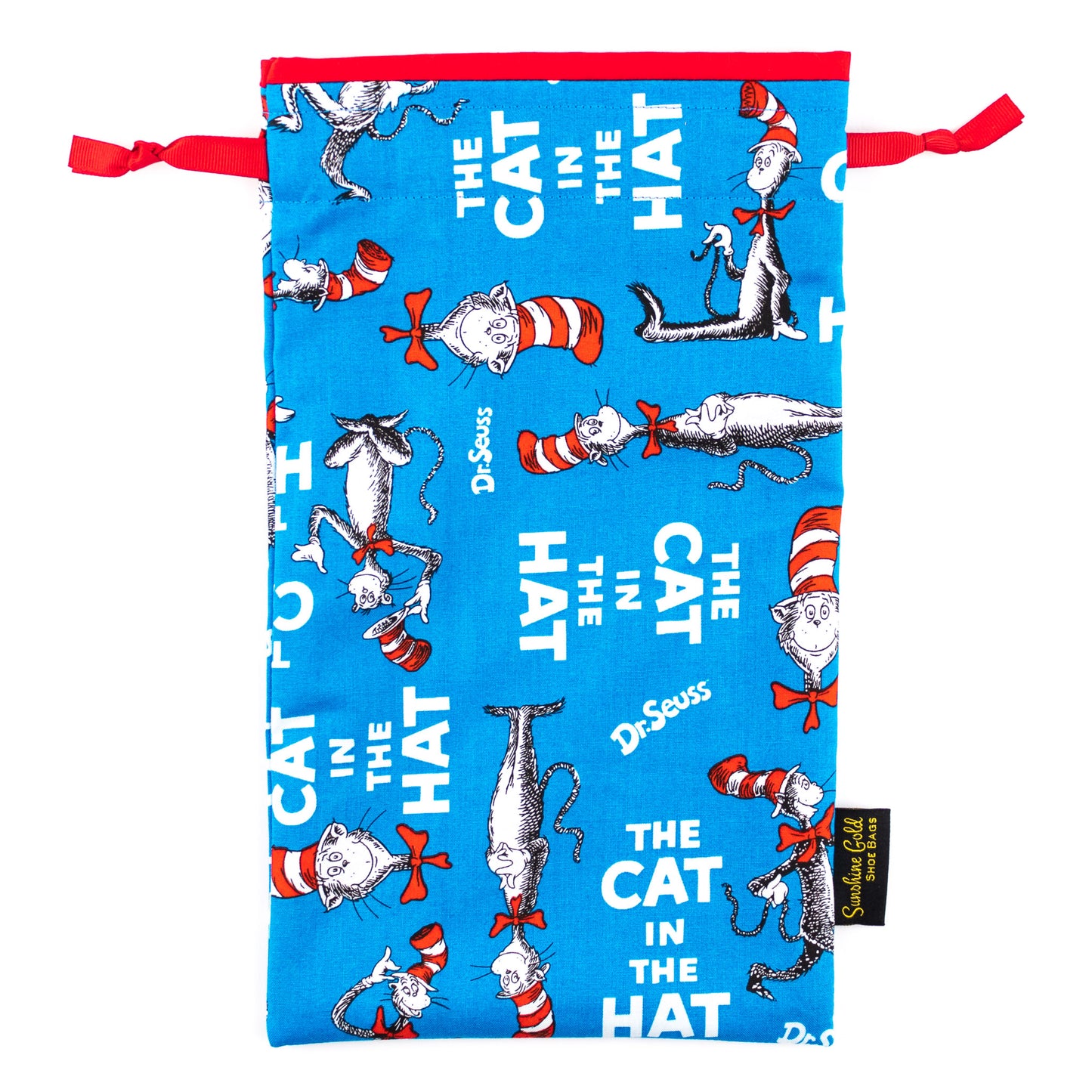 Cat in the Hat themed dance shoe bag